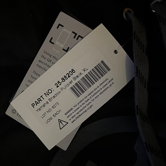 NWT Men’s Size X-LARGE Yamaha Shadow Fleece Pullover Hoodie. - Picture 5 of 7